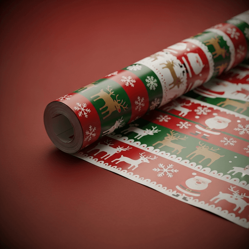 Christmas themed wax paper UK