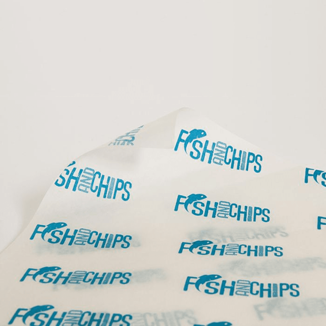 Printed Food Wrapping Paper — premium branded food paper