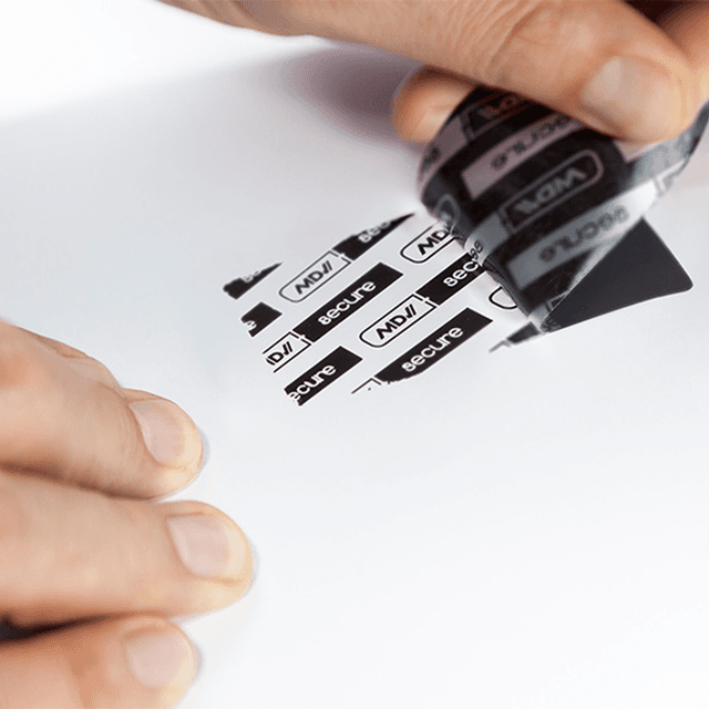 Custom heat seal paper printing