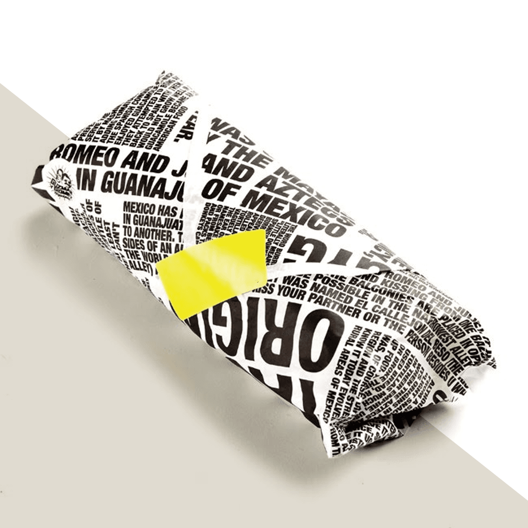 Custom Branded Wax Paper — premium branded food paper