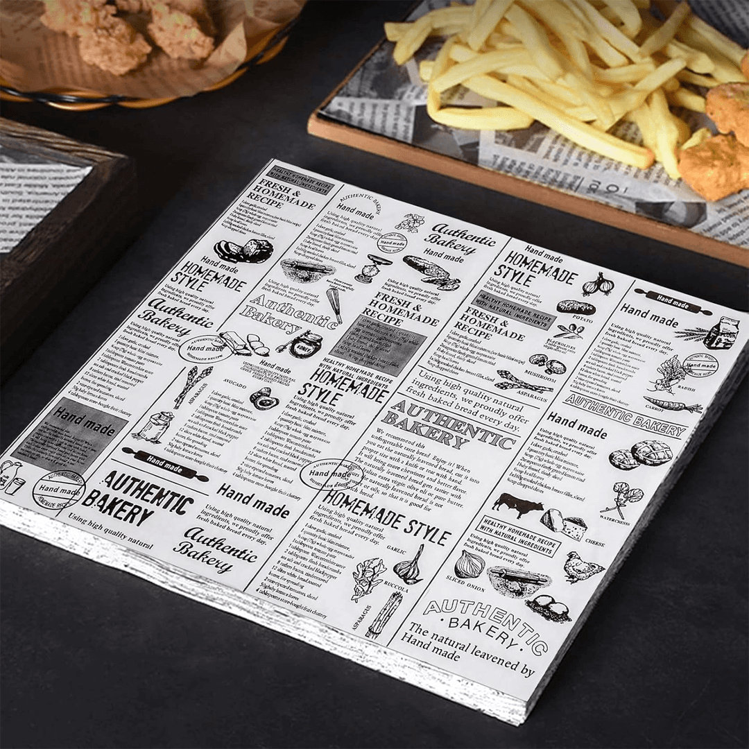 Custom Branded Wax Paper — UK food businesses