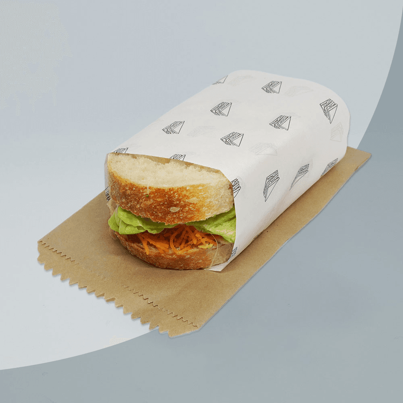 Custom sandwich wrapping paper