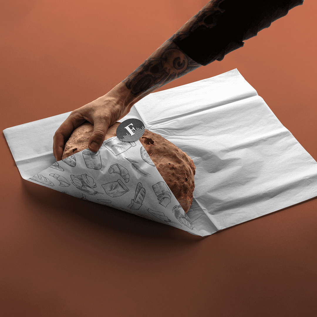 Wax Paper Rolls — premium branded food paper