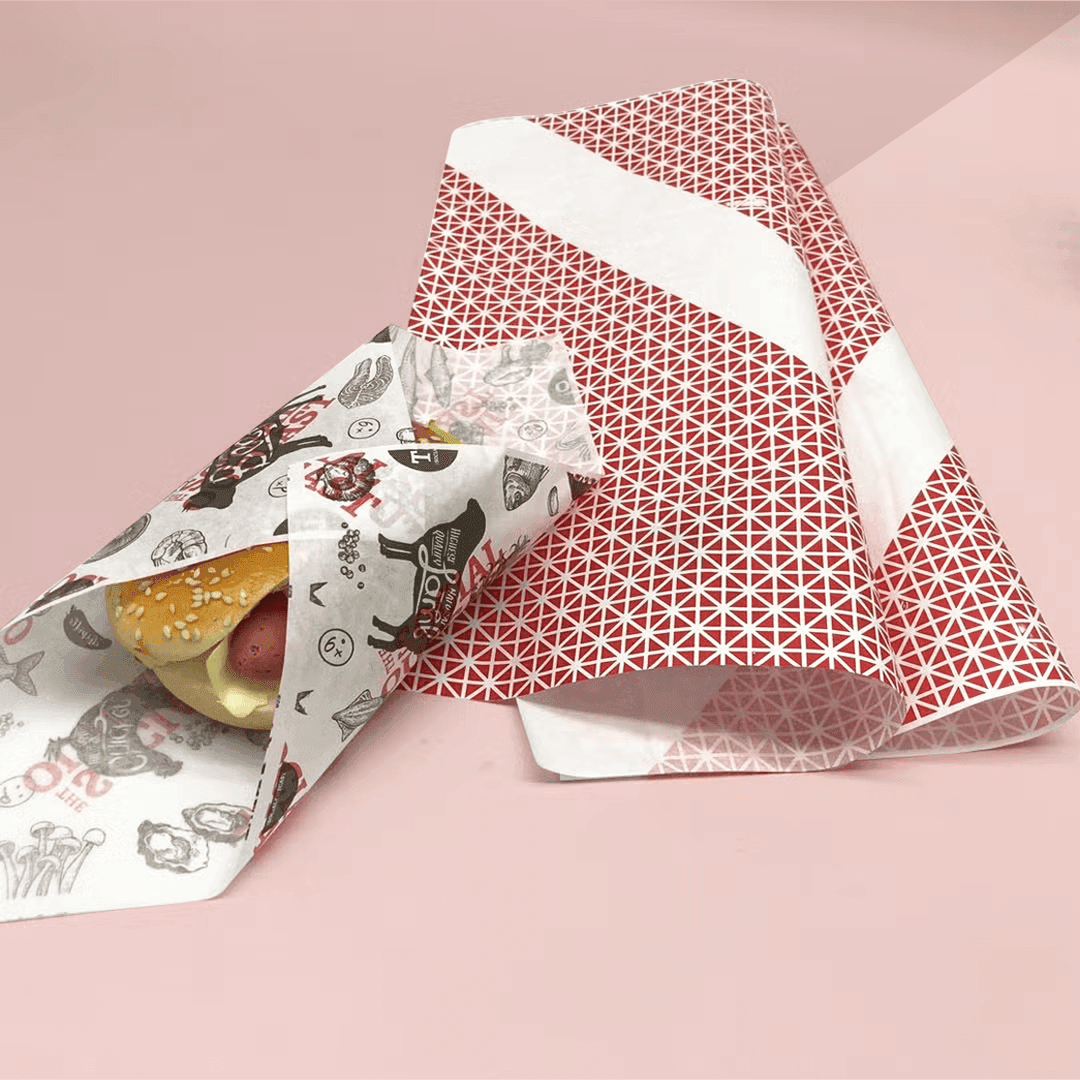 Custom burger wrapping paper