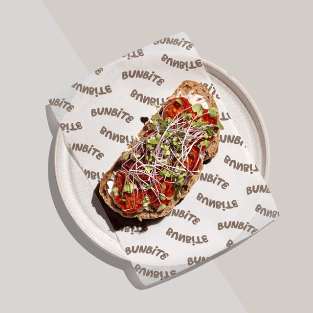 Personalised wax paper custom printed UK food paper