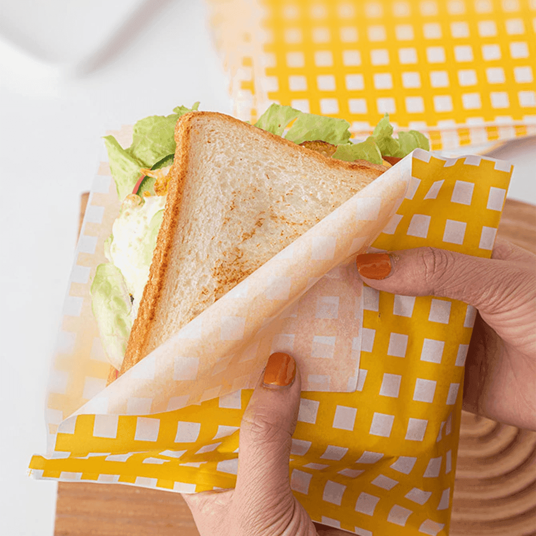Personalised Wax Paper UK — premium branded food paper