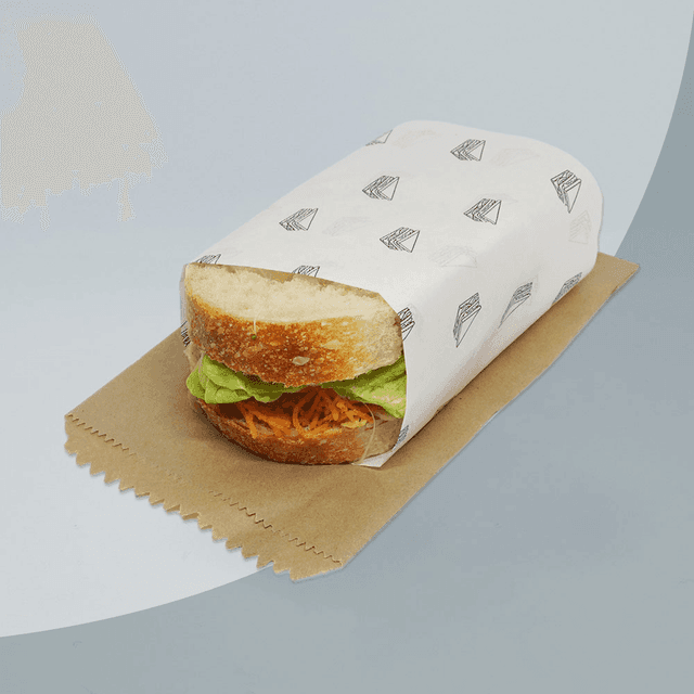 Custom sandwich paper
