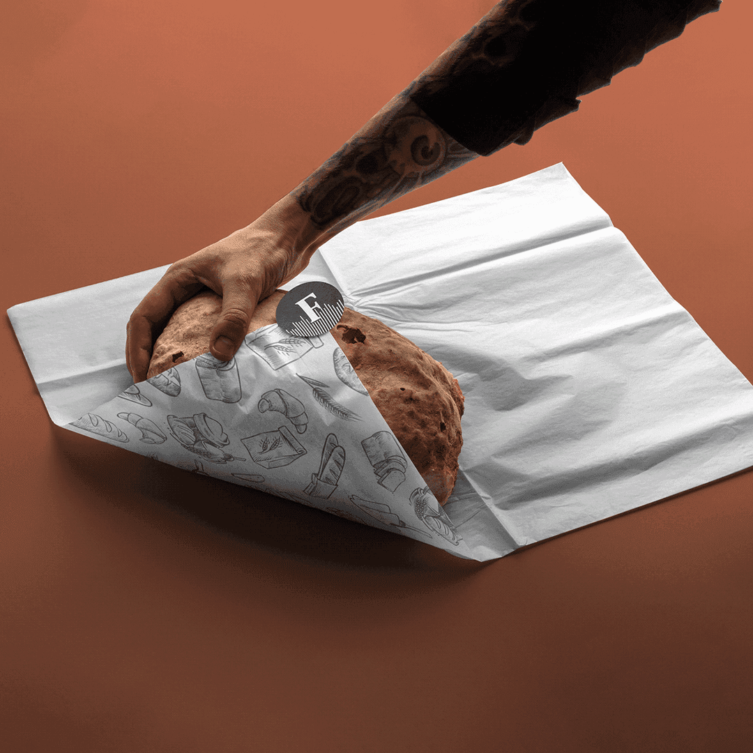 Wax Paper Rolls — premium branded food paper